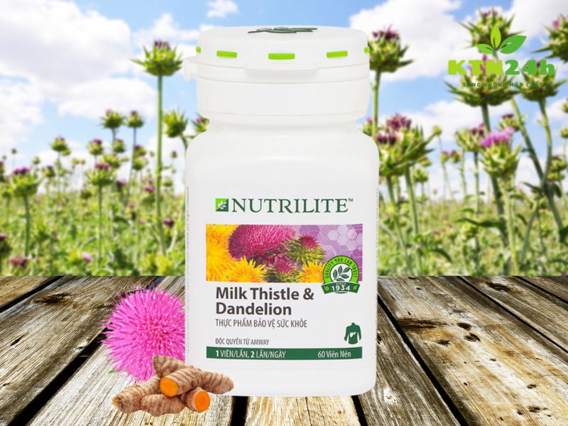 Thực phẩm chức năng gan Nutrilite Milk Thistle & Dandelion